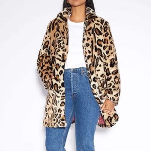 NEW! Apparis Margot Coat Leopard